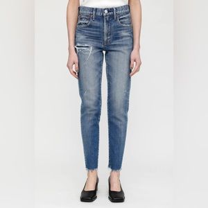 Moussy Vintage Hammond Skinny-Hi Mid-Rise Denim Jeans Womens Size: S, US 27